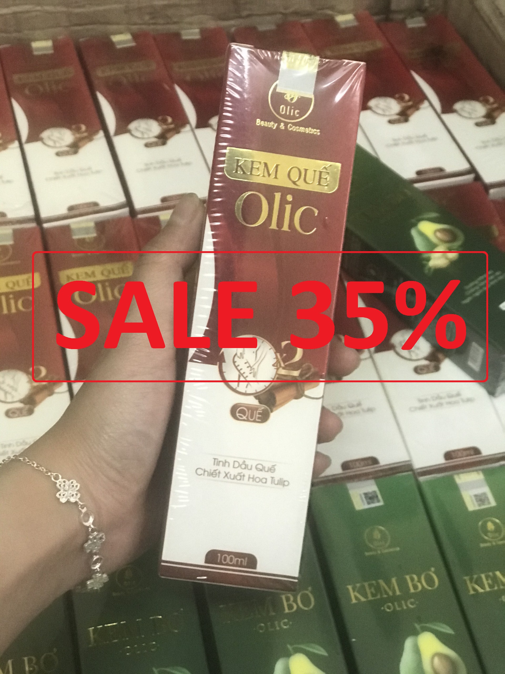 Kem Tan Mỡ Quế OLIC (Không Nóng Rát)