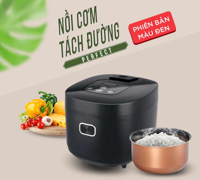 Nồi cơm điện tử tách đường YAKYO TP309