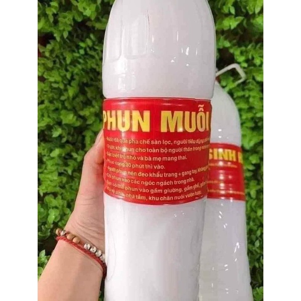 Chai 1.5l thuốc đuổi muỗi sinh học