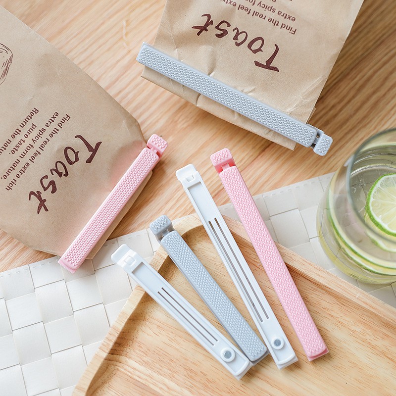 [3-5/8 Hoàn Tiền 25%] - Set 2 kẹp miệng túi thực phẩm có nam châm dán note tủ lạnh KNSTORE