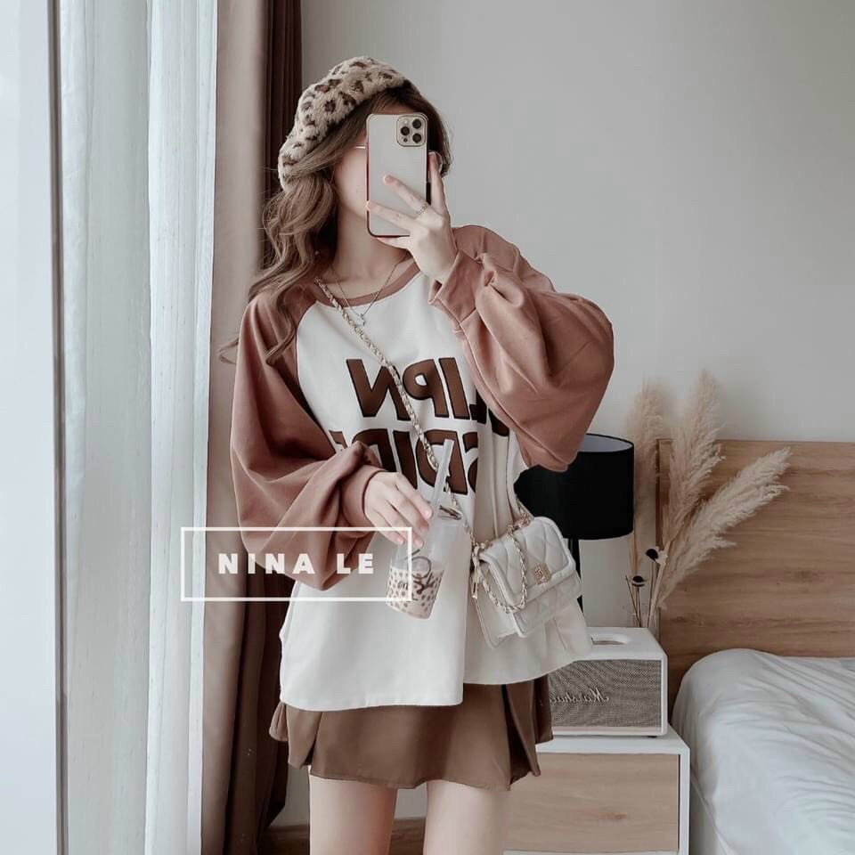 Áo cotoon kèm chân váy xinh lung linh lt