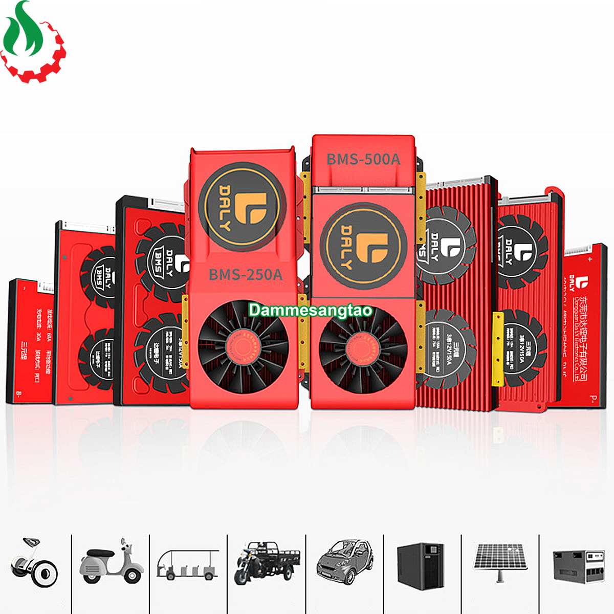 Mạch 14S 48V (58.8V) Daly bảo vệ pin Li-ion 3.7V xe điện