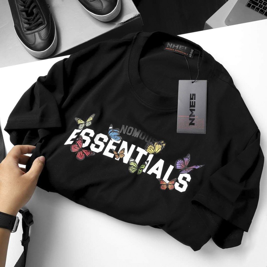 Áo Thun ESSENTIALS Unisex Cổ Tròn Full Size Nam Nữ
