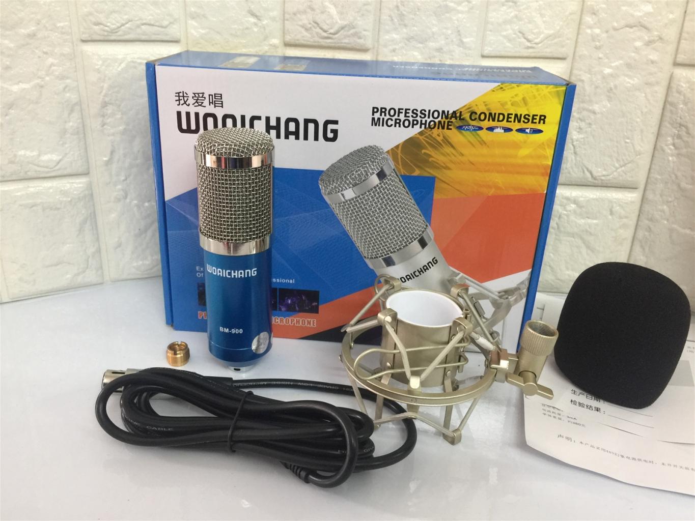 [HCM]Micro thu âm livestream Woaichang BM-900 BM900 - CỰC HAY hát karaoke online