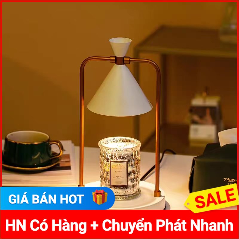 Đèn đốt nến thơm, xông tinh dầu phong cách Bắc Âu