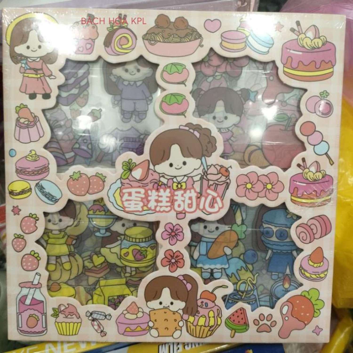 Hình dán sticker trang trí 100 miếng lovely girl