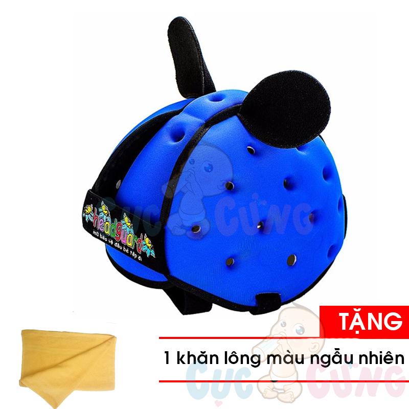 Nón bảo hiểm tập đi cho bé Headguard (nhiều màu) Tặng Khăn tắm cotton siêu mềm màu ngẫu nhiên 25x40cm