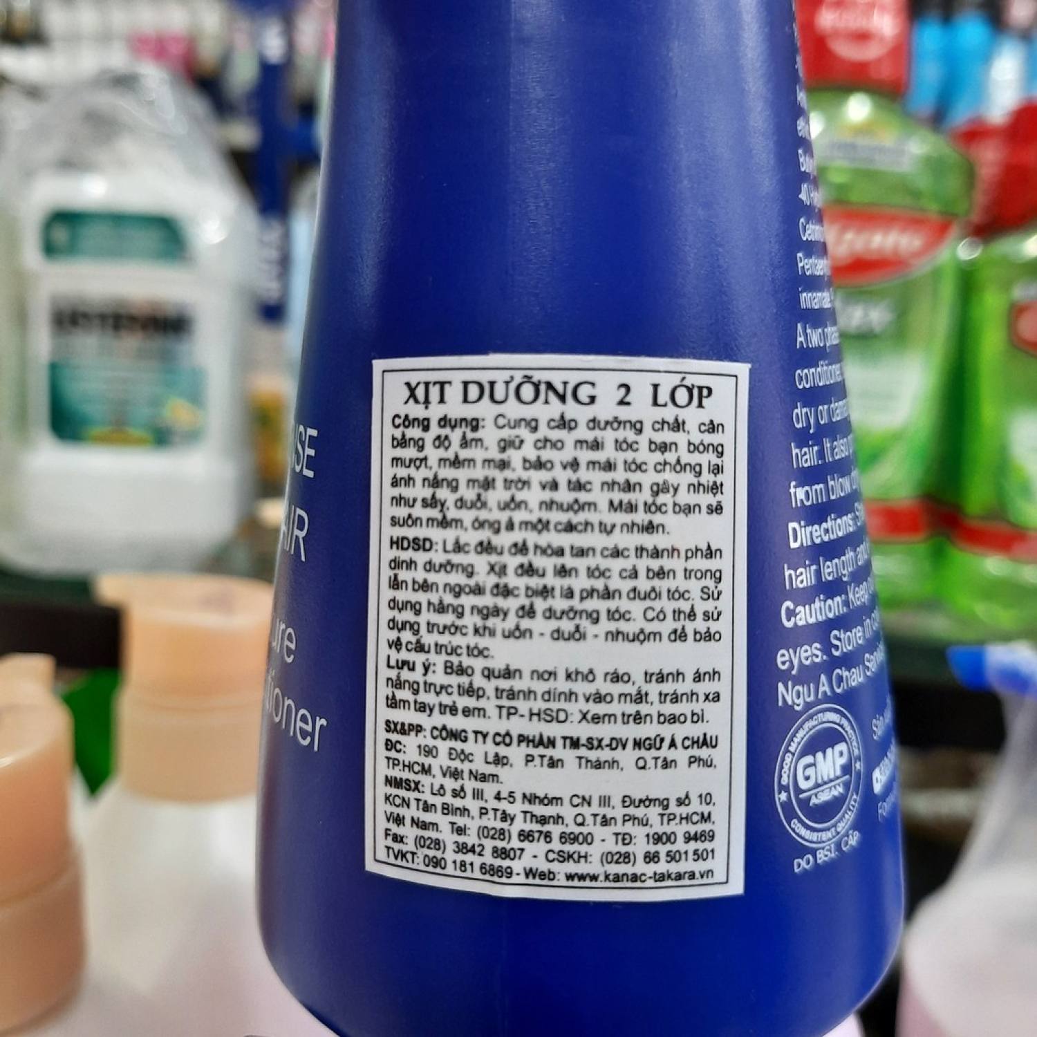 Xịt dưỡng tóc Kanac Intense Repair 250ml cao cấp