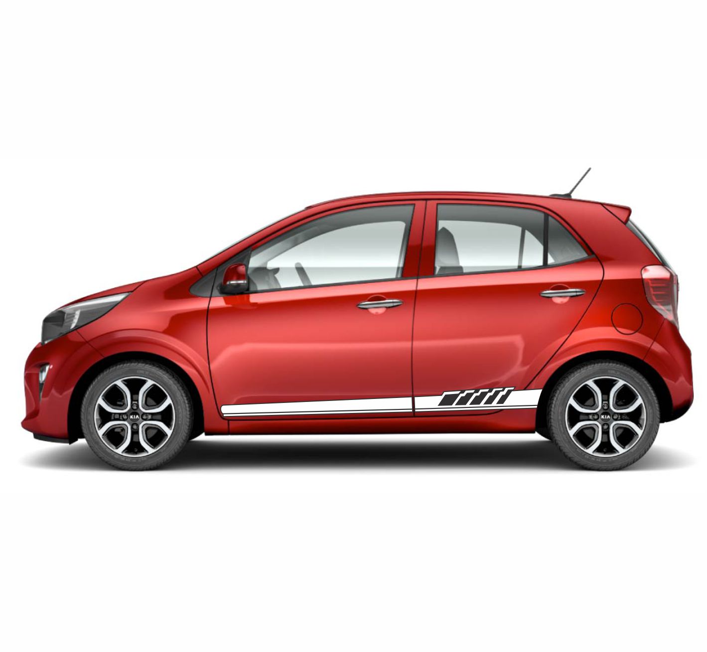 Tem dán sườn xe Kia Morning - Grand I10