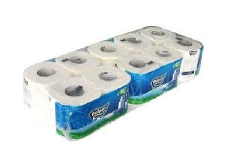 Lốc 10 cuộn giấy vệ sinh Pulppy 2 lớp