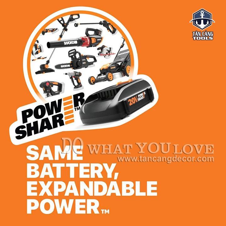 Pin Lithium Worx WA3551 20V 2Ampe