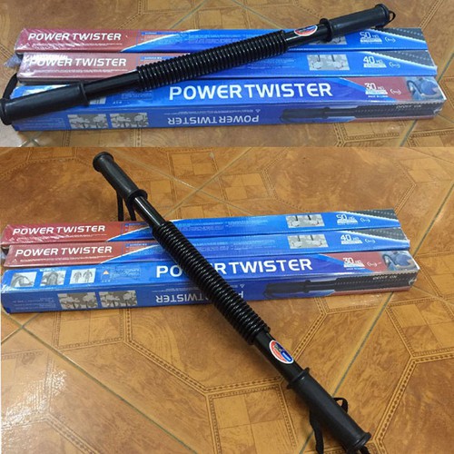 Gậy bẻ lò xo 20,30,40,50,60,80,100kg tập cơ tay  Power Twister lực