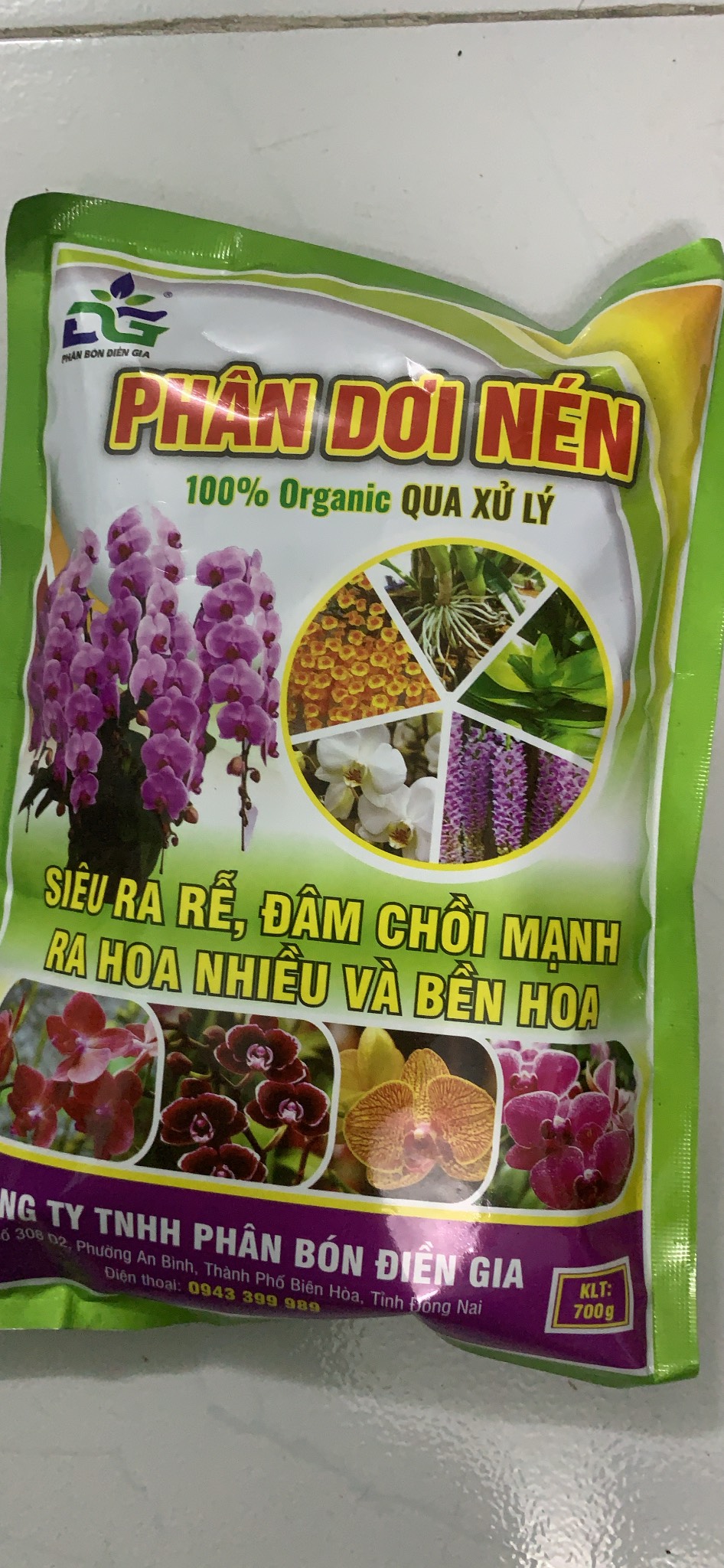 Phân dơi viên nén DG gói 700gr