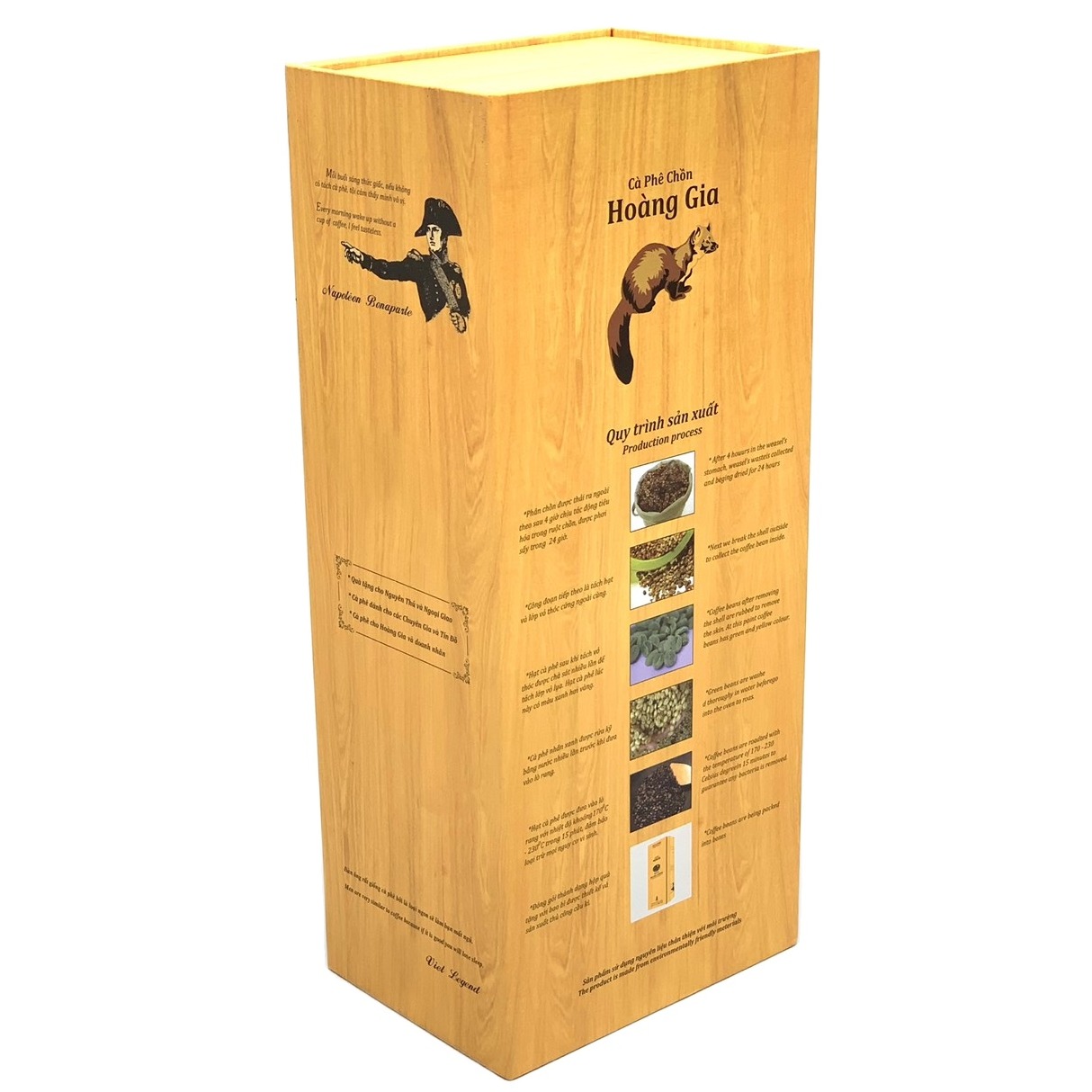 Cà phê Chồn cao cấp Hoàng Gia - Hộp 200gam - Cà phê Chồn Robusta