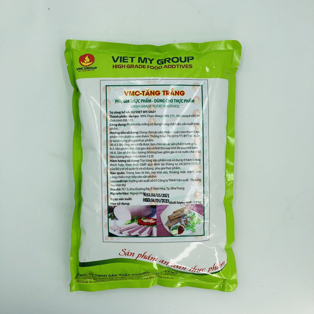 GÓI 1 KG VMC TĂNG TRẮNG THỰC PHẨM