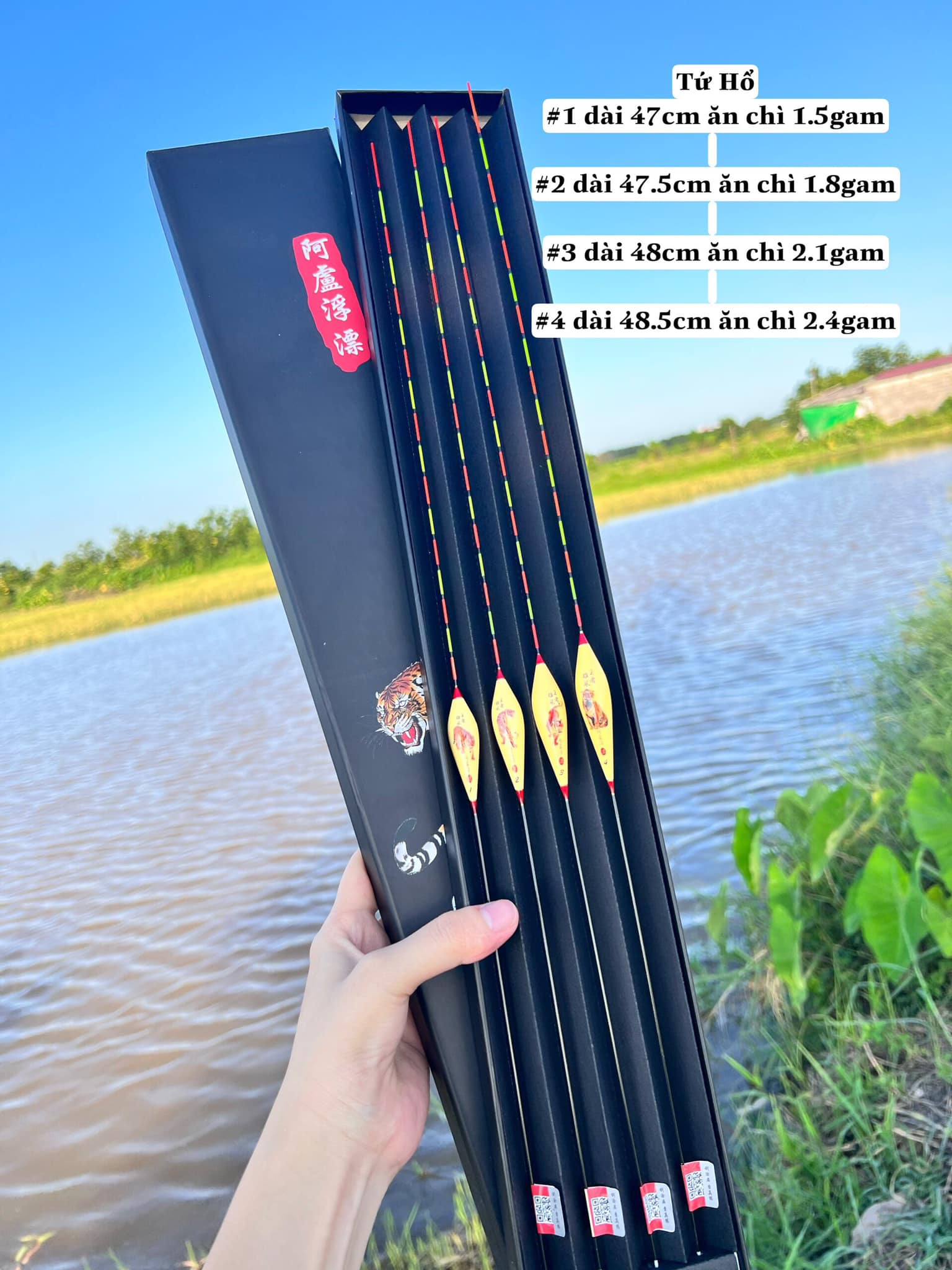 Hộp 4 quả phao câu đài chính hãng
