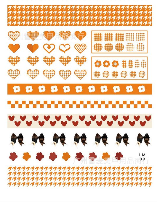 Sticker 3d sọc caro nanh sói houndstooth x-men1688 - xm330