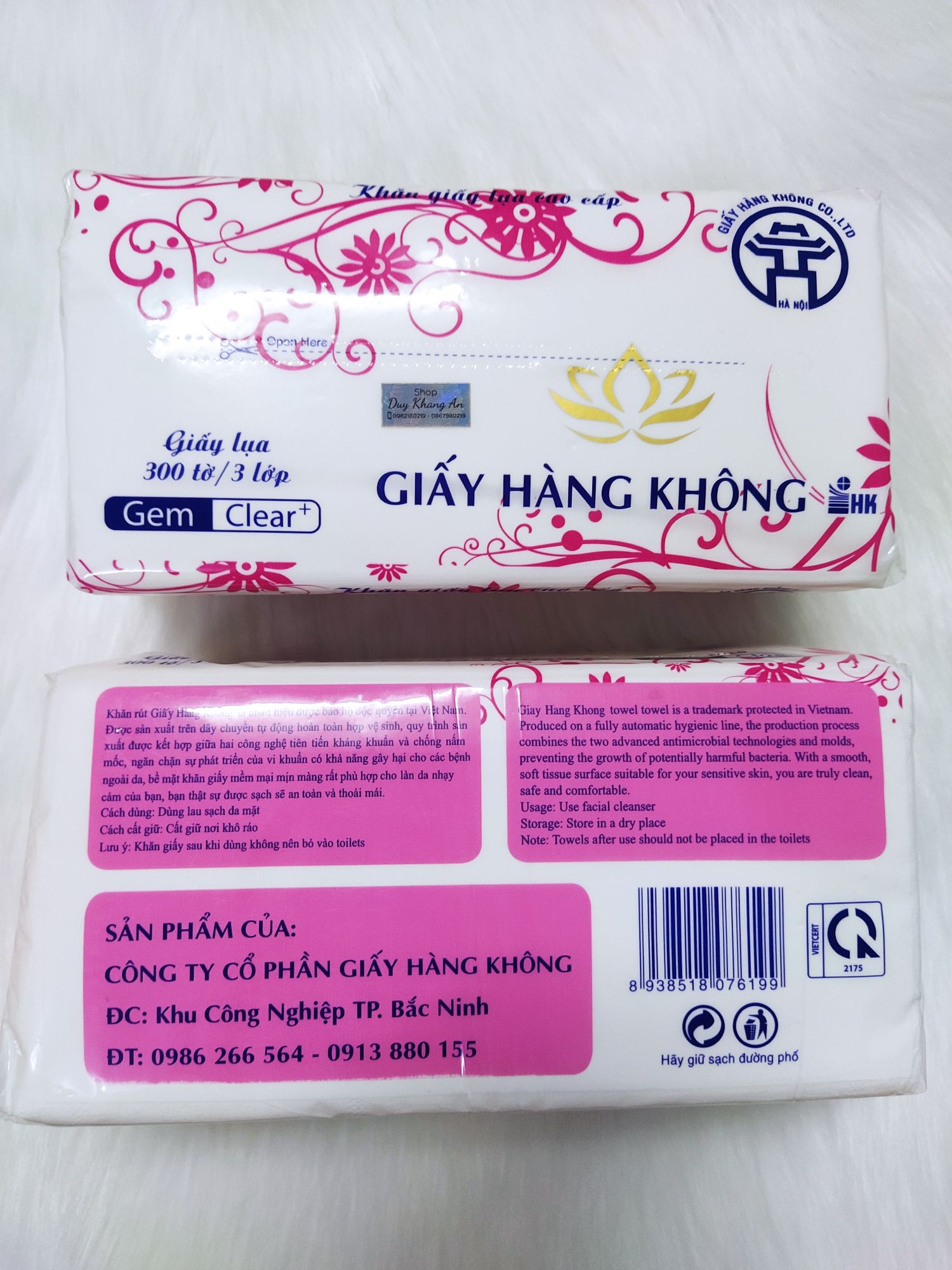 [HCM]Combo 2 túi khăn giấy rút túi 300 tờ