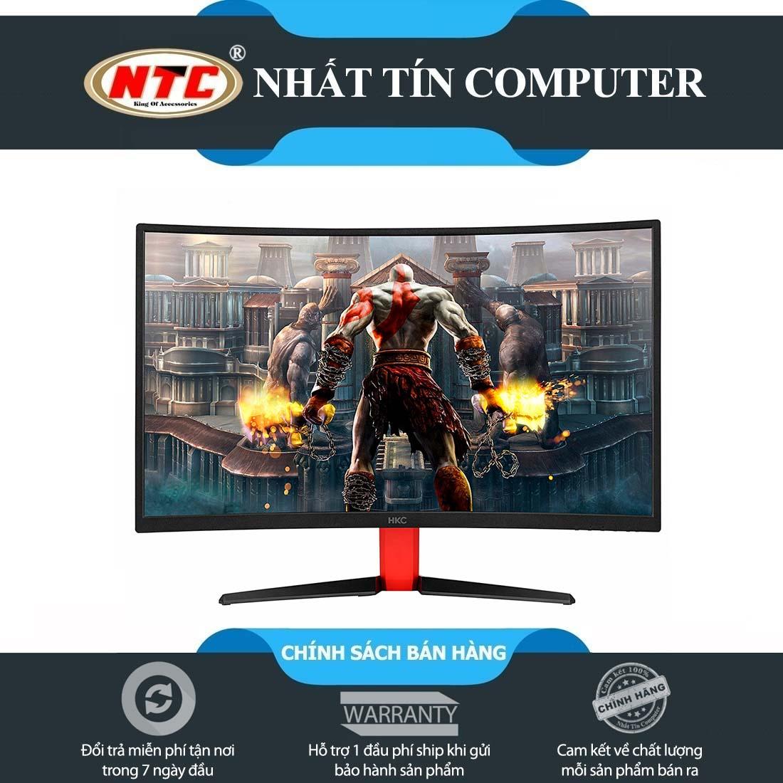 Màn hình máy tính gaming HKC NB27C2 27 Panel VA 144Hz màn LED cong - kết nối DVI/HDMI1.4/DP1.2 (Đen)