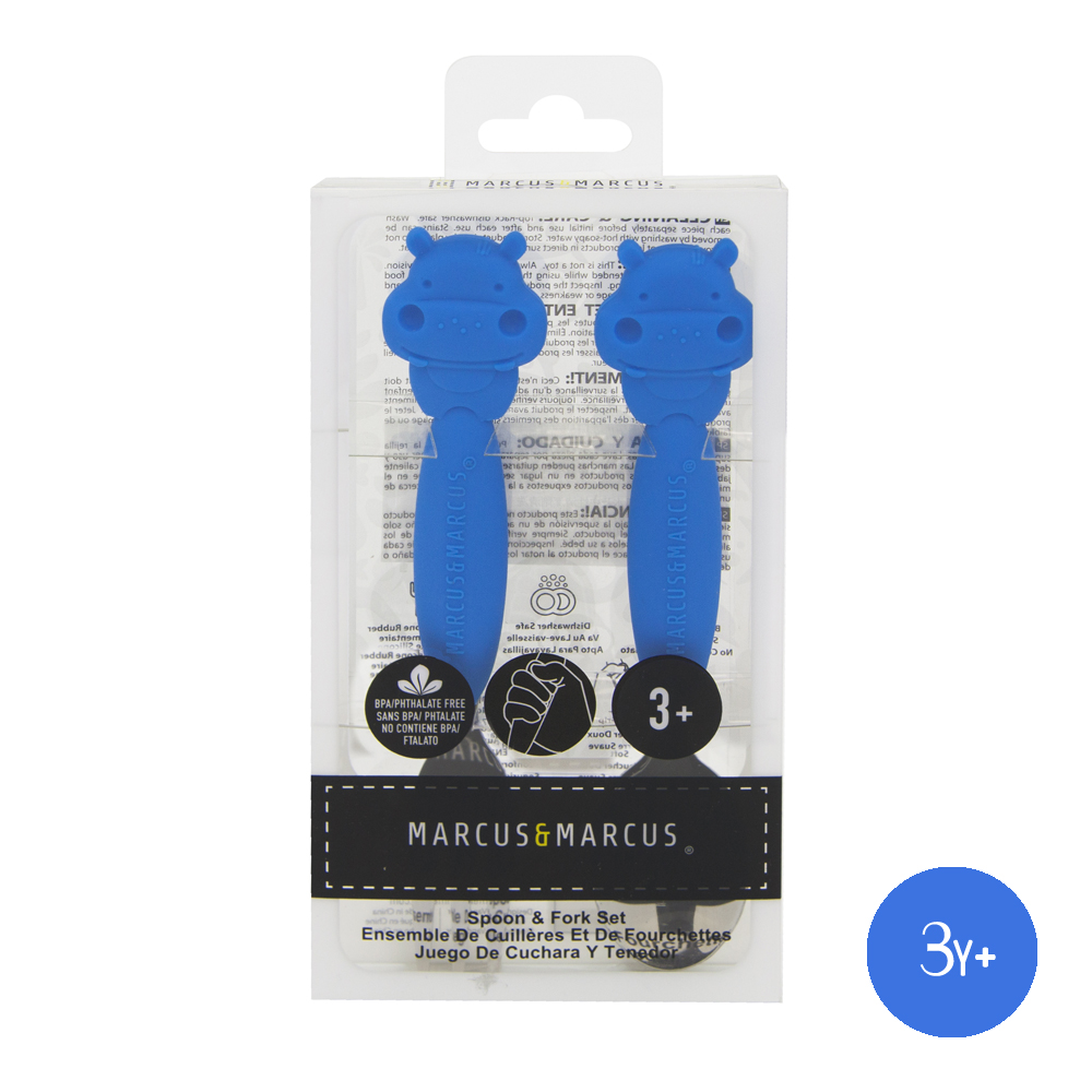 Bộ thìa nĩa ăn dặm cho bé Marcus & Marcus, từ 3 tuổi - Lucas