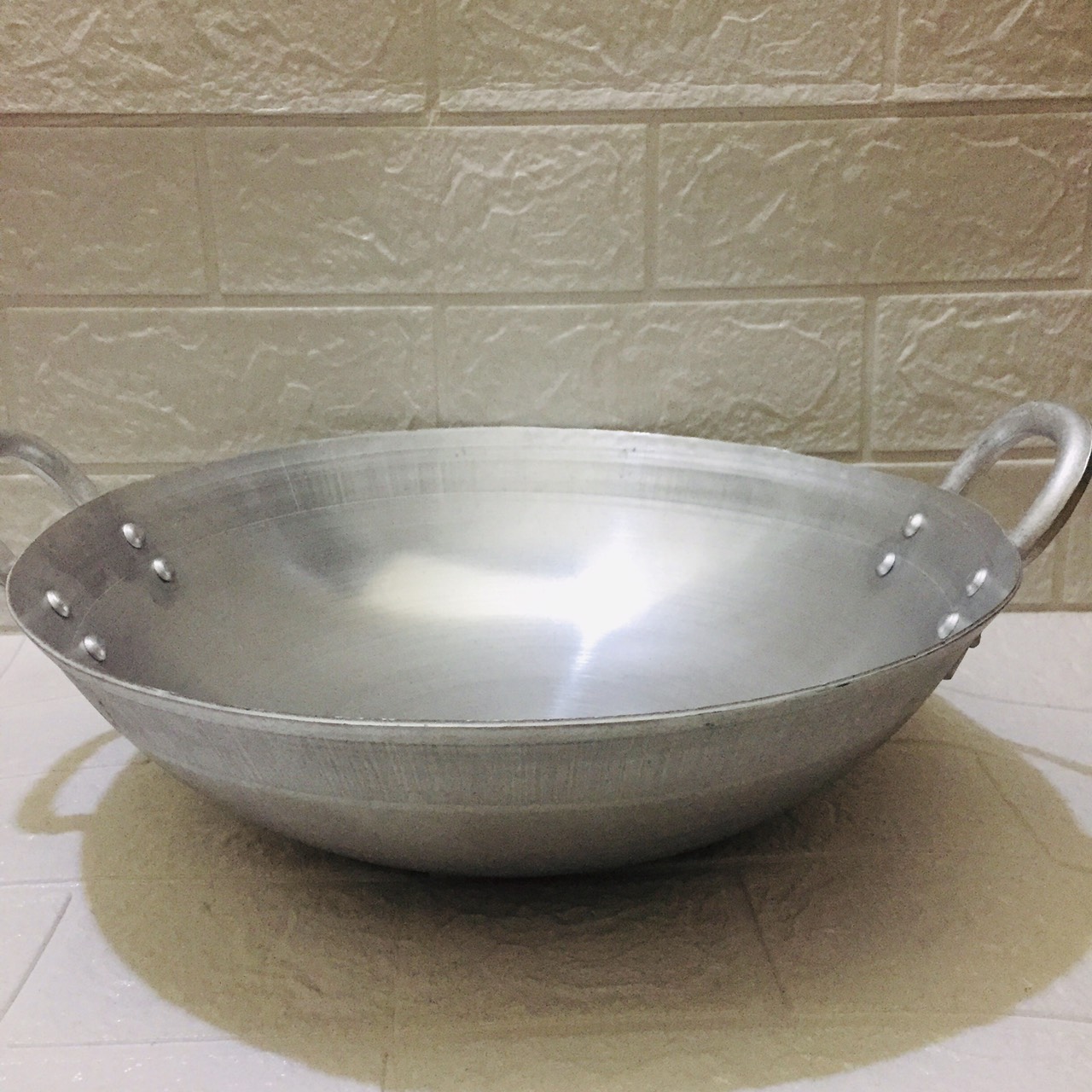 Chảo Nhôm Đúc Sâu Lòng Dày Dặn Size 43x50Cm