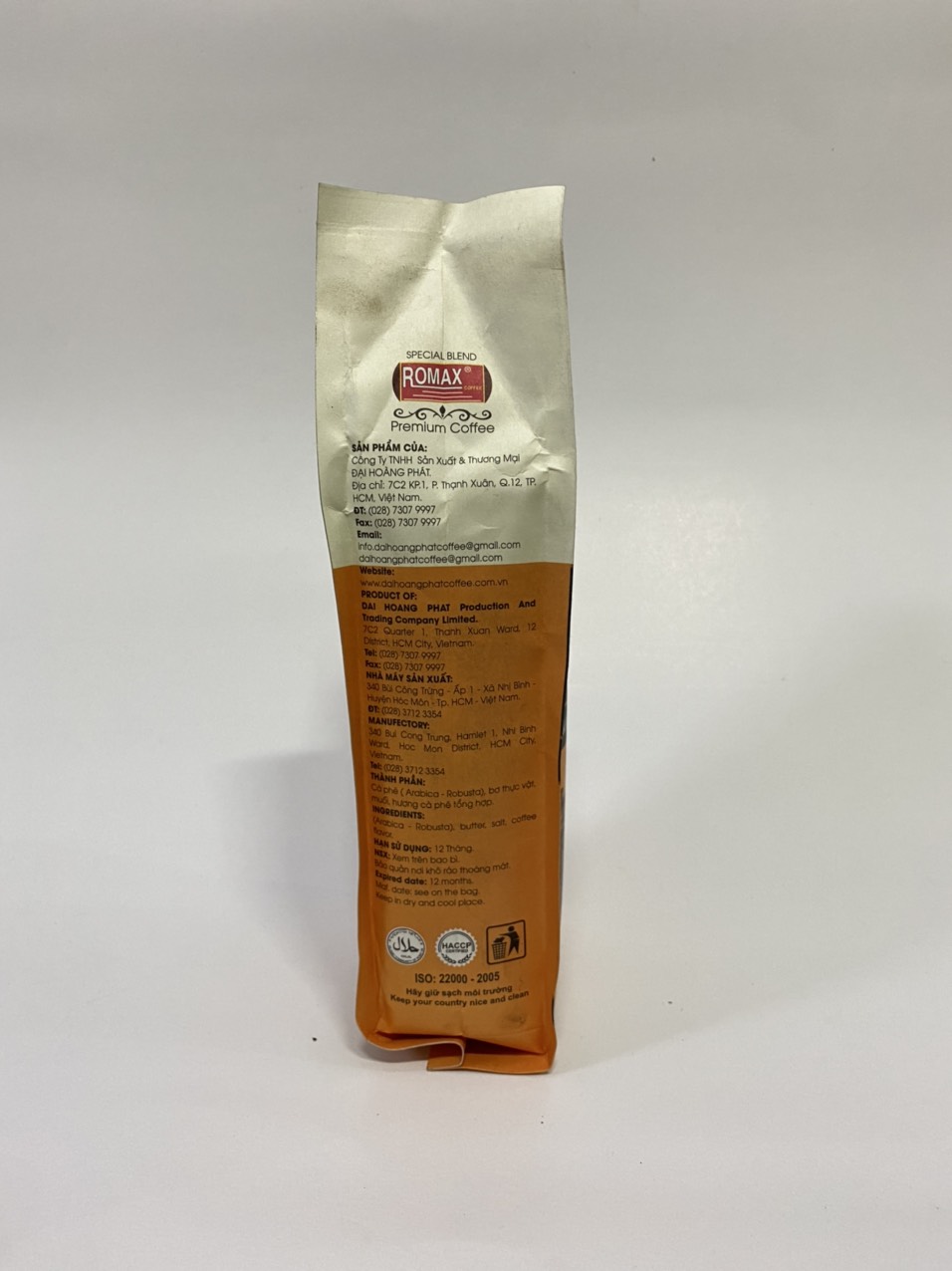 Cà phê rang xay ROMAX HT Arabica Robusta Espresso - Romax Coffee