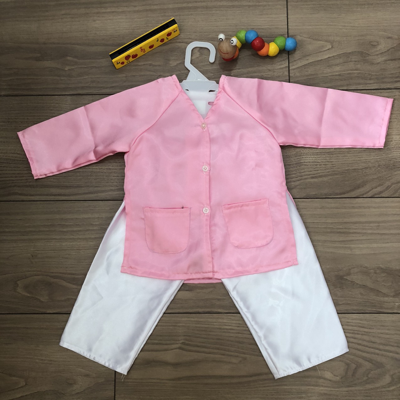 Bộ Bà Ba cho Bé Gái Áo màu Đỏ Hồng Vàng cho bé từ 7-18kg Samgo shop