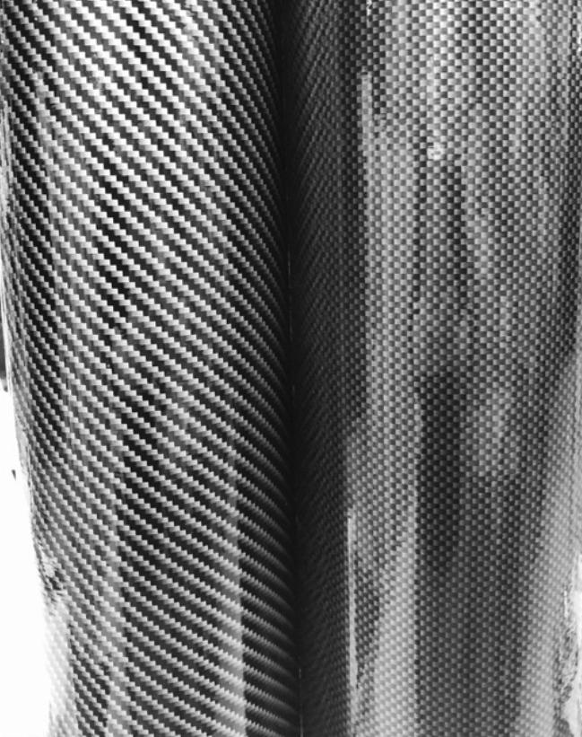 Hai mét decal carbon bóng