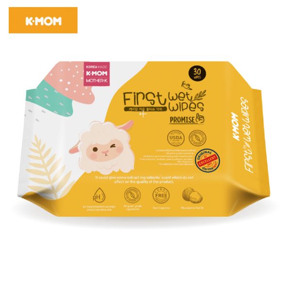 Khăn Ướt K – Mom Hàn Quốc (30 Miếng)