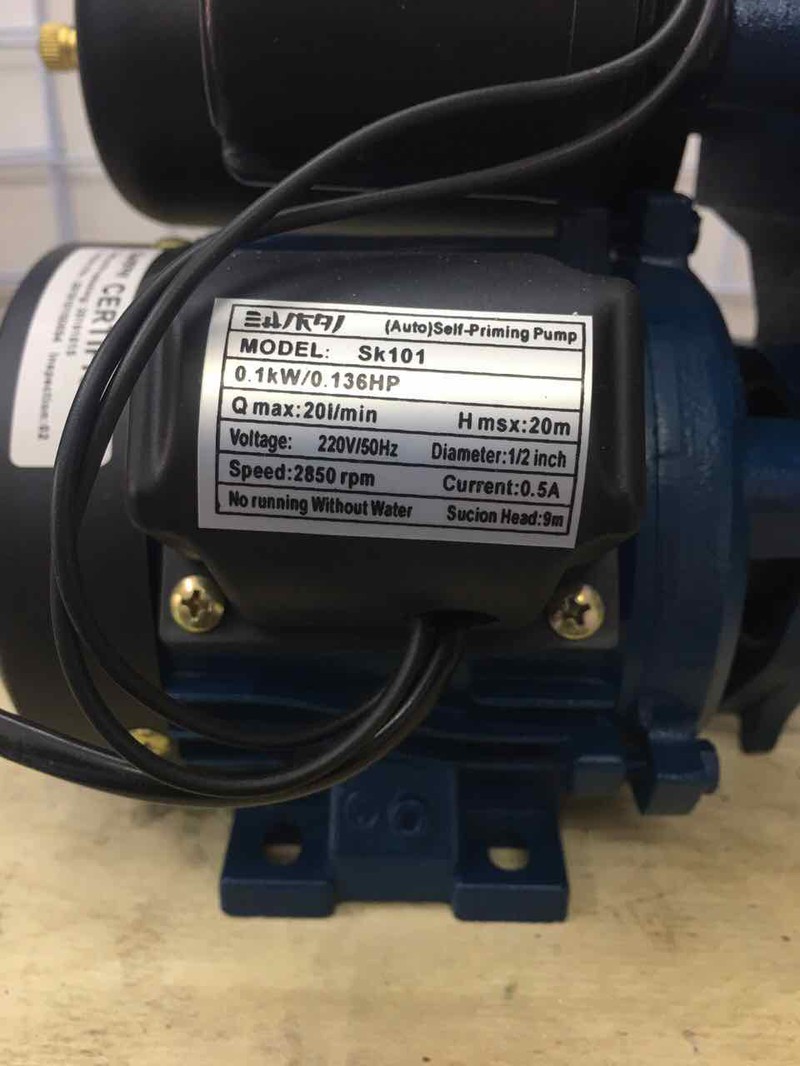 Máy bơm tăng áp shirai 100w
