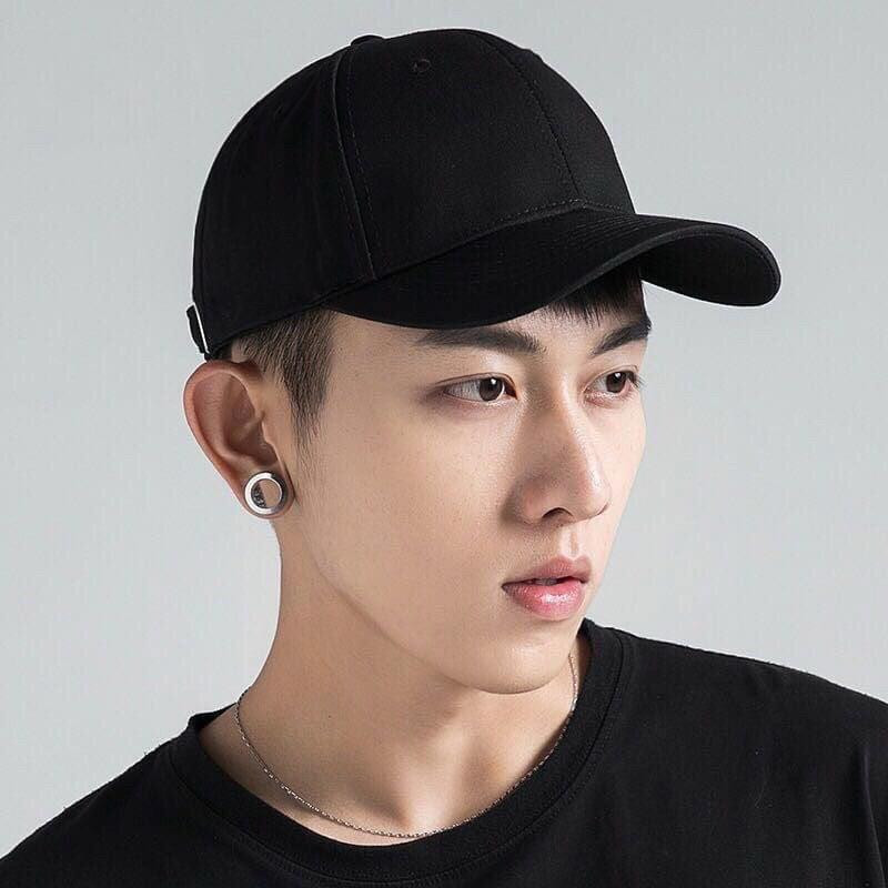 Mũ lưỡi trai ❤️ Nón kết trơn kaki phong cách Ulzzang form unisex nam nữ nhiều màu đen trắng hông đỏ xám