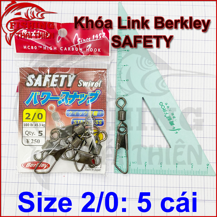 [HCM]Khóa link câu cá Berkley Safety