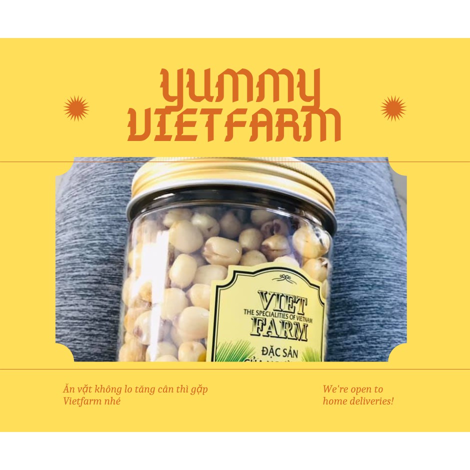 Hạt Sen Sấy Không Đường Hộp 250G
