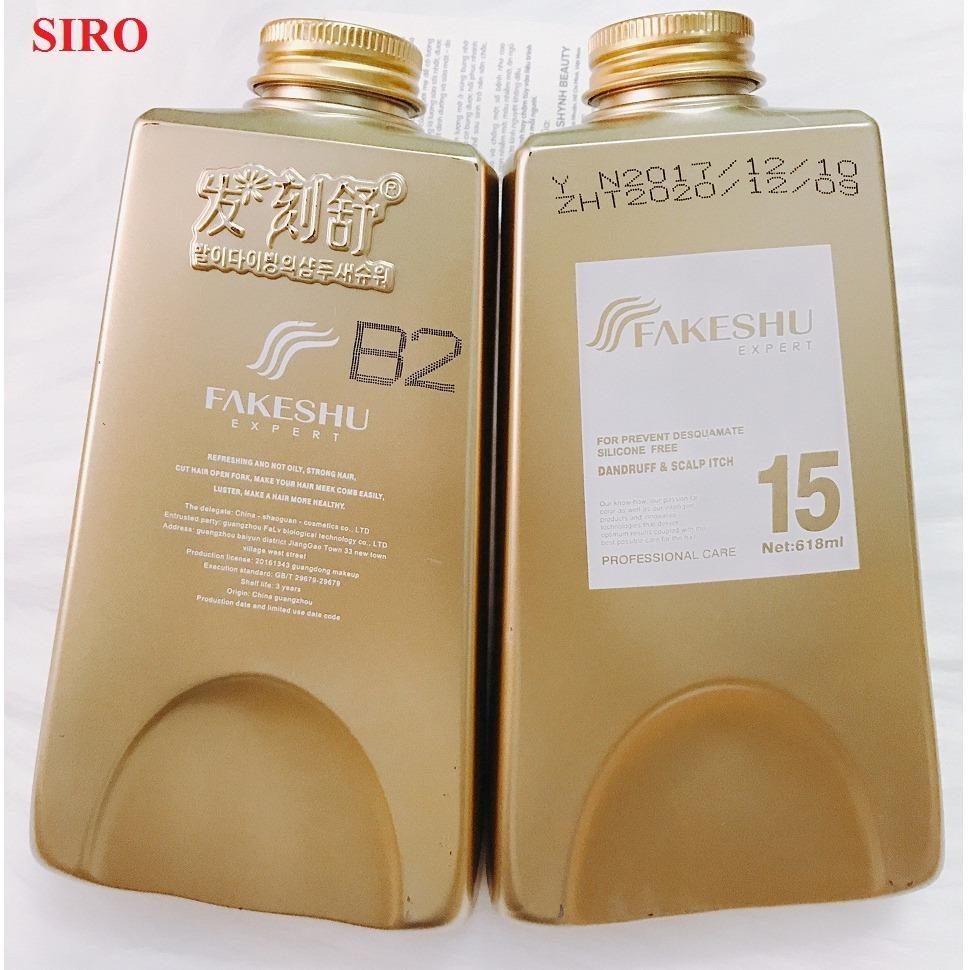 [HCM]Hấp Phủ Lụa Tơ Tằm Phục Hồi Tóc Fakeshu 680ml