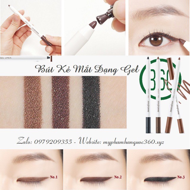 [ giá sỉ tại kho] Chì kẽ mài 2 in 1 innisfree
