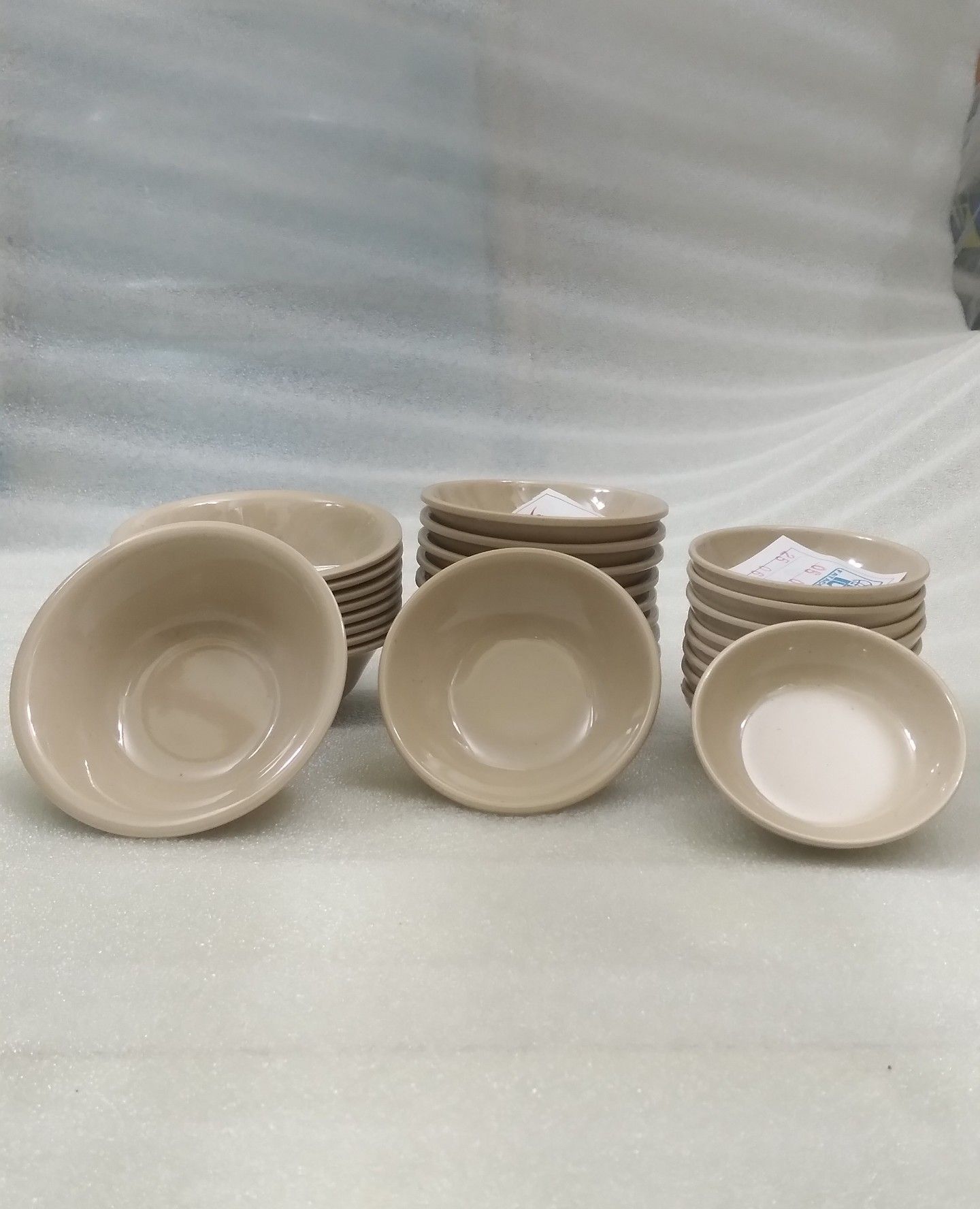Chén đựng nước chấm tròn nhựa Melamine màu Nâu