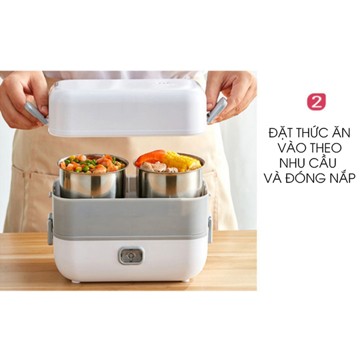 HỘP CƠM ĐIỆN ĐA NĂNG CAO CẤP 2 TẦNG 4 NGĂN