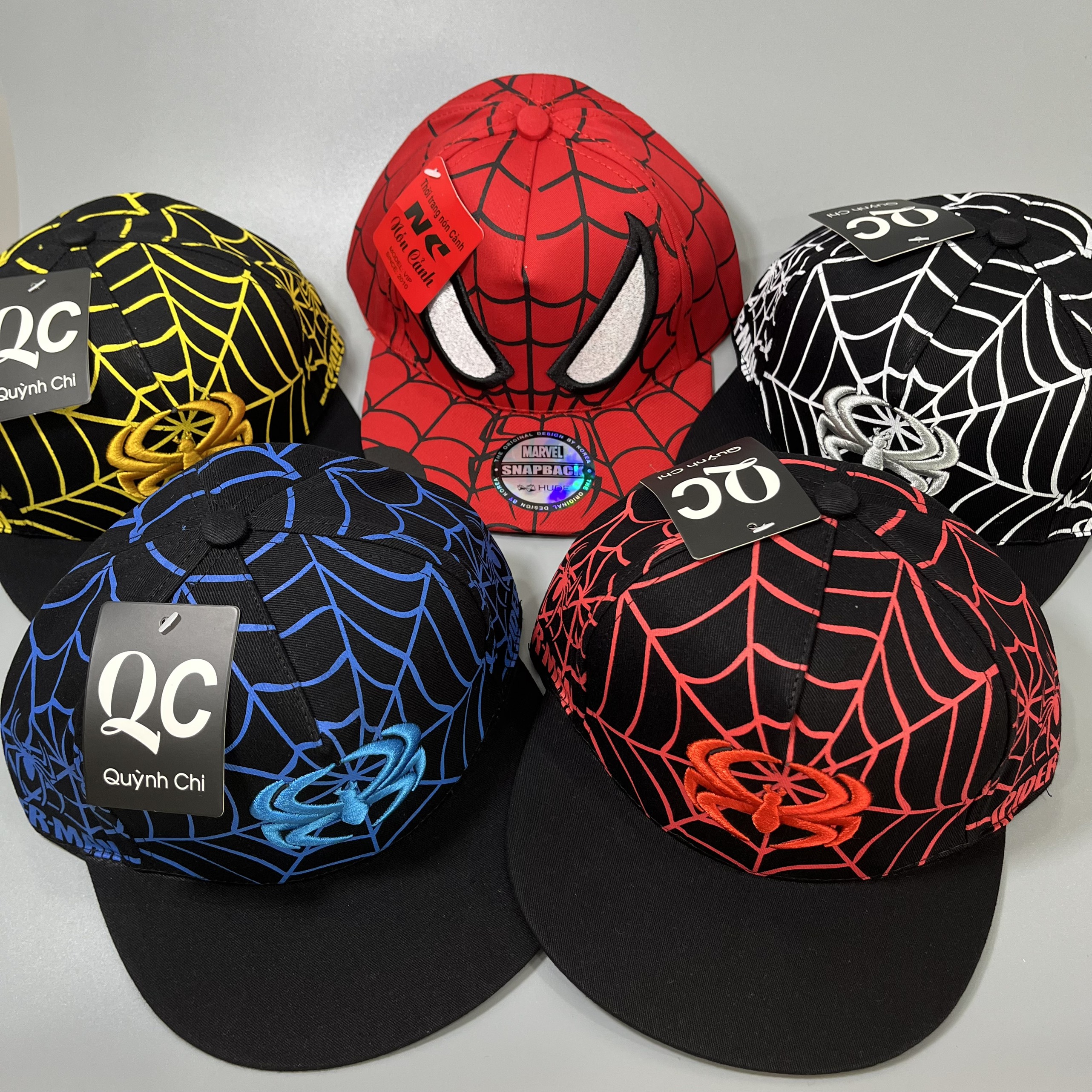 [ 2-8 TUỔI ] NÓN HIPHOP SPIDERMAN, MŨ SNAPBACK CHO BÉ TRAI