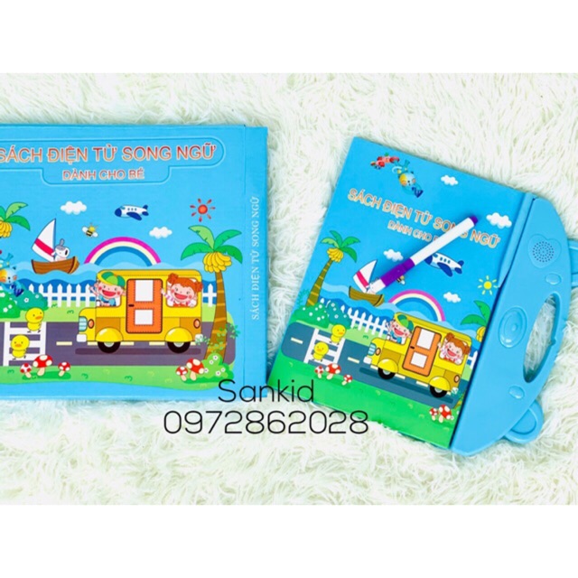 [Hoàn Tiền 10%]Sách điện tử song ngữ thông minh cho bé