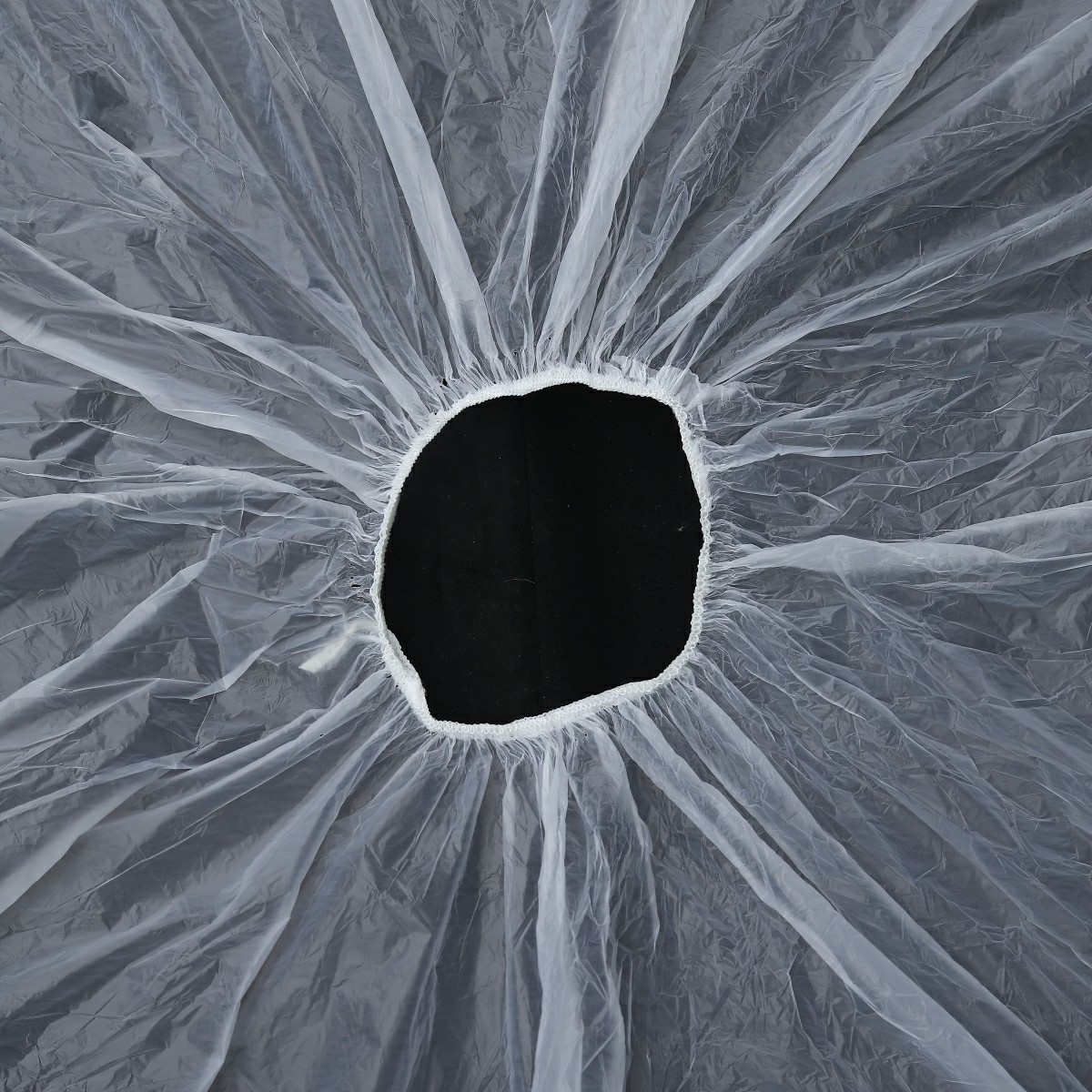 Improved version of thick nylon hair dyeing cape