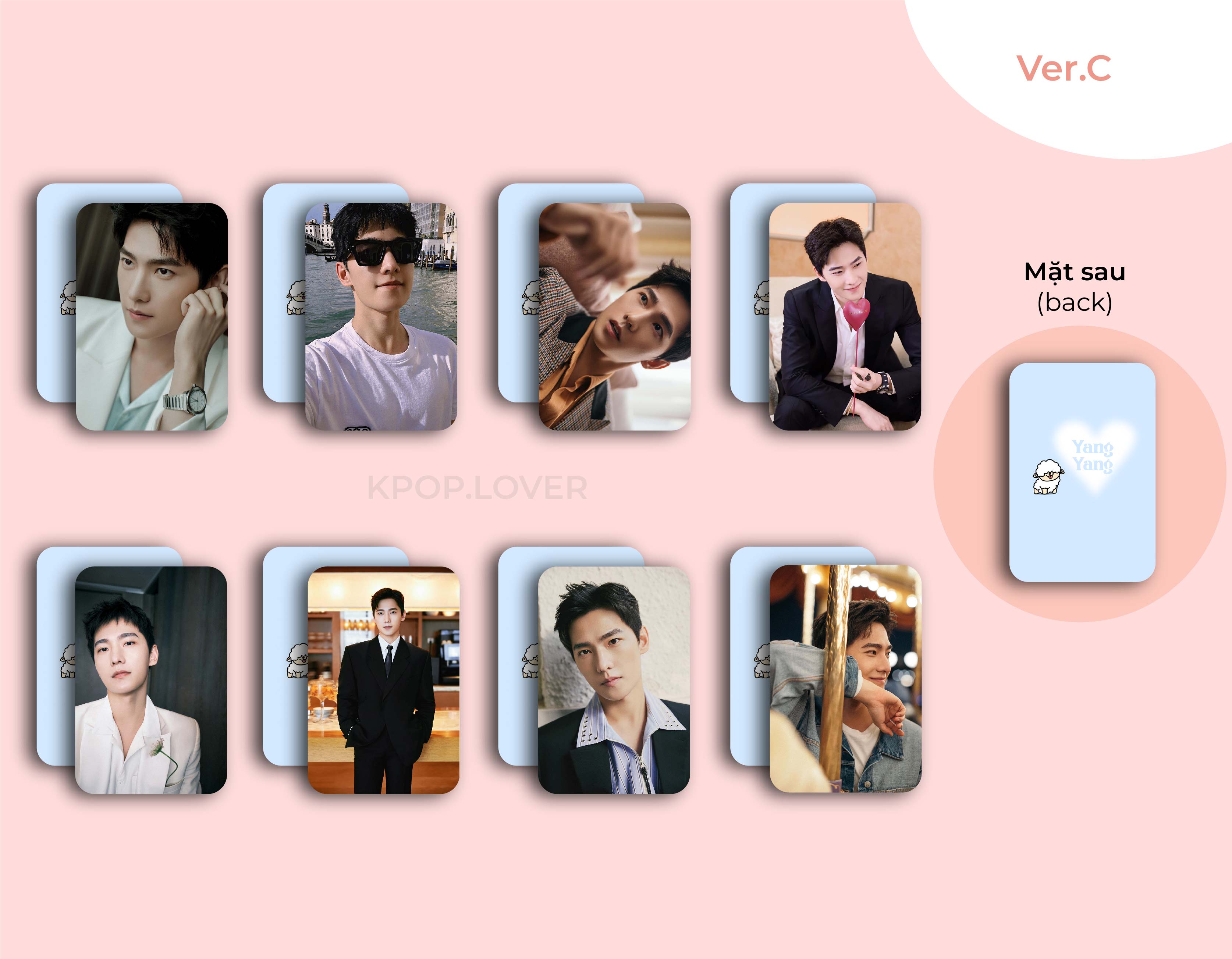 SET 8 CARD BO GÓC DƯƠNG DƯƠNG