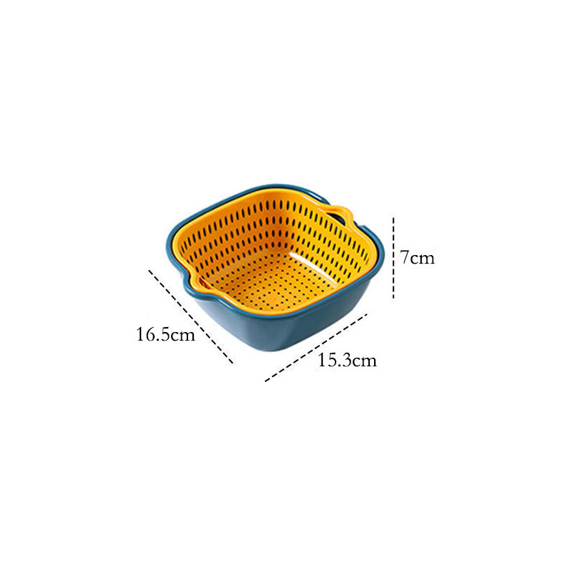Bộ Rổ 8 Món Kèm Chậu Chất Liệu Nhựa Cao Cấp, Đựng Đồ Đa Năng - SHOPER