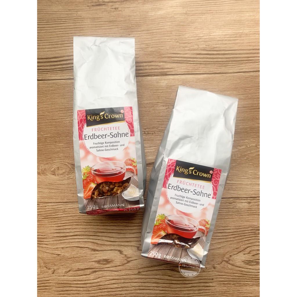 Trà Hoa Quả Kings Crown Erdbeer-Sahne 250g - Đức (Hương Kem dâu )