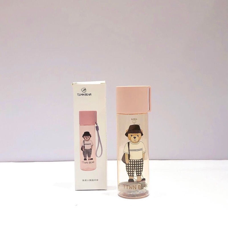 [TTWNBEAR] bình nhựa 430ml