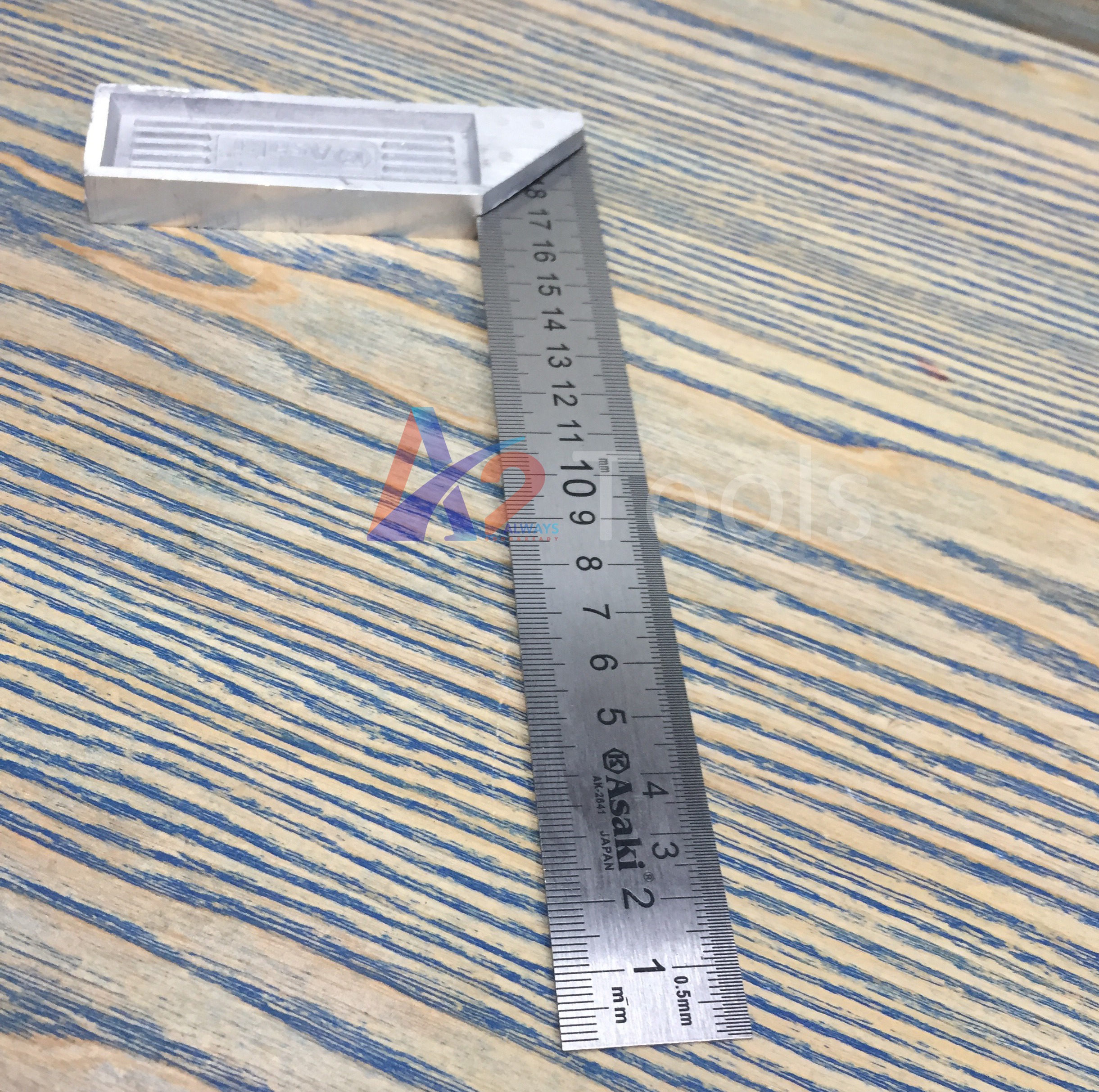 Thước Eke mộc 200mm Asaki AK-2641