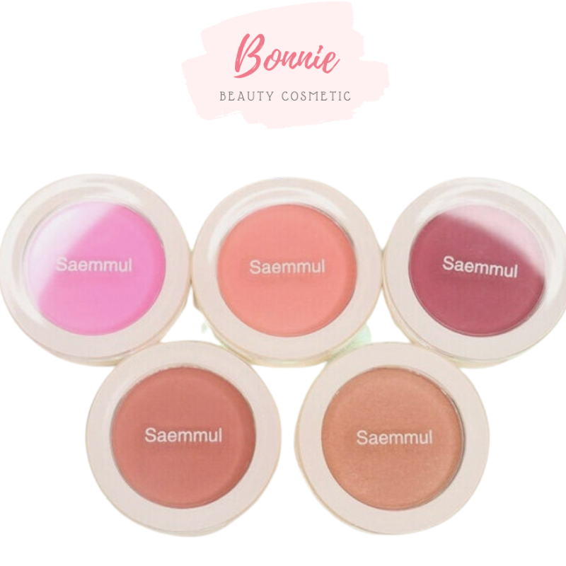 Phấn Má Hồng Siêu Mịn The Saem Saemmul Single Blusher 5g
