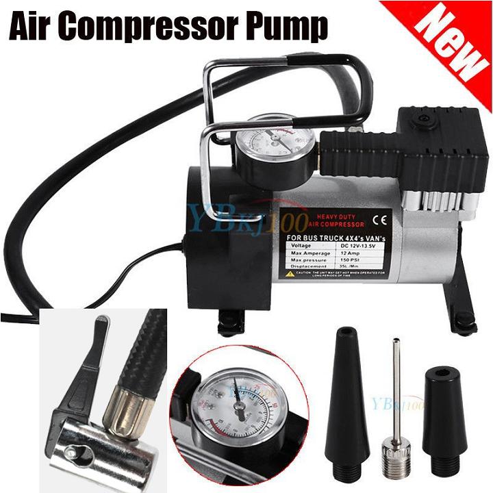 Bộ bơm hơi xe 1 đầu nén 120w