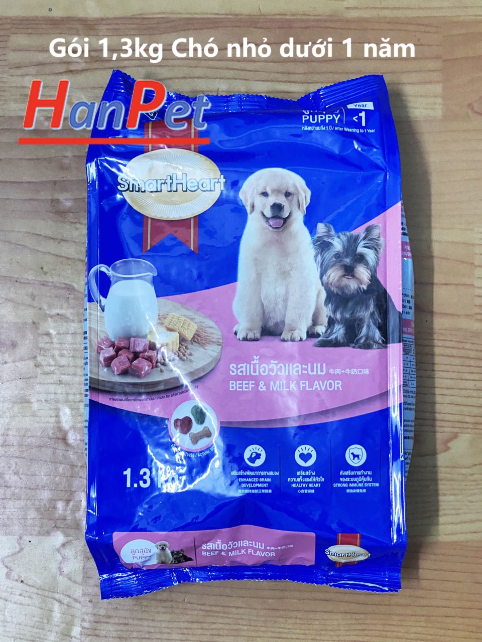 Hanpet - Smartheart Puppy và SH Adult- Thức ăn chó cao cấp dạng hạt cho chó