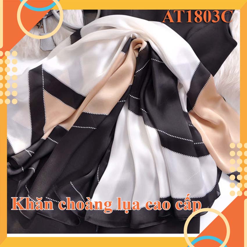 [HCM]Khăn quàng cổ-Khăn lụa cao cấp nữ-Khăn giá rẻ lụa chất mềm mịn