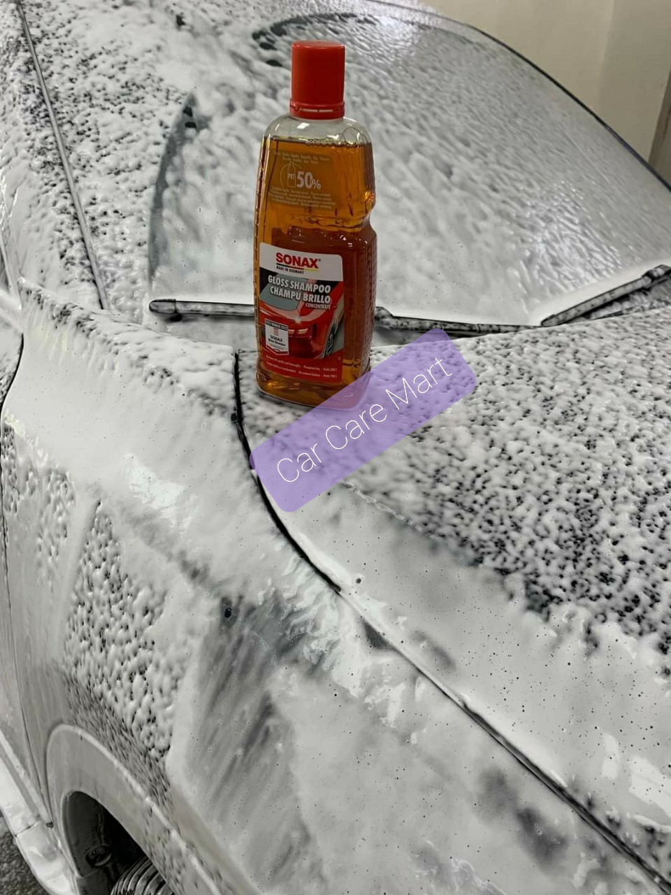 Nước rửa xe oto đậm đặc bóng loáng 1000ml - Sonax gloss shampoo concentrate